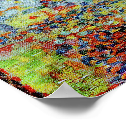 De Eiffeltoren - beroemde schilderijen Poster (Hoek)