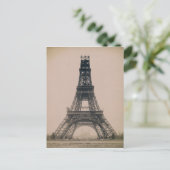 De Eiffeltoren: Bouwstaat 1888 Briefkaart (Staand voorkant)