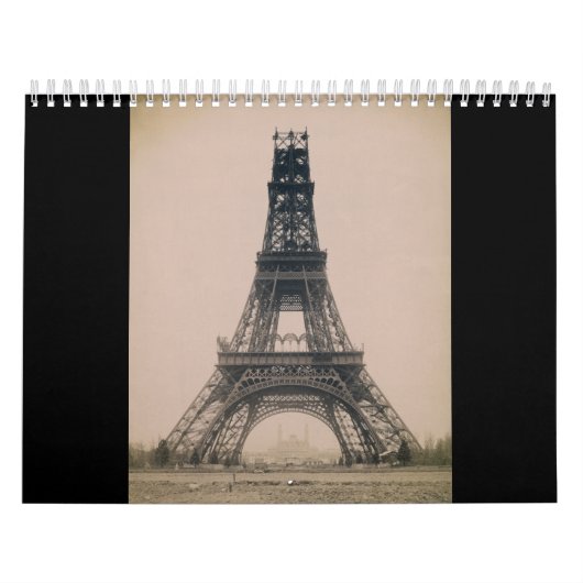 De Eiffeltoren: bouwtoestand 1888 Kalender (Hoes)