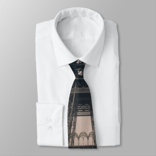 De Eiffeltoren: bouwtoestand 1888 Stropdas (Gebonden)