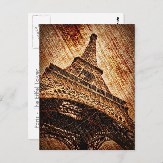 De Eiffeltoren Briefkaart (Voorkant / Achterkant)