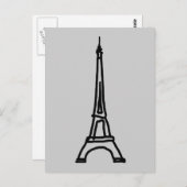 De Eiffeltoren Briefkaart (Voorkant / Achterkant)