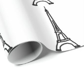 De Eiffeltoren Cadeaupapier (Rol Hoek)