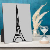 De Eiffeltoren Fotoplaat (Zijkant)