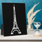 de Eiffeltoren Fotoplaat (Zijkant)