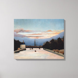 De Eiffeltoren   Henri Rousseau Canvas Afdruk