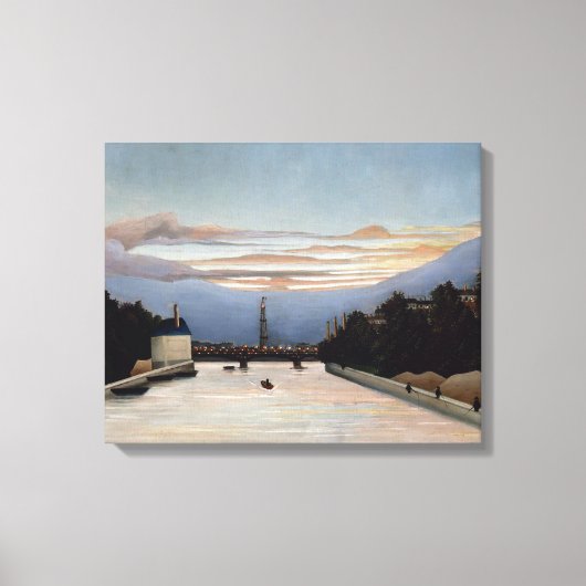 De Eiffeltoren | Henri Rousseau Canvas Afdruk (Voorkant)