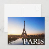 De Eiffeltoren in Herfst | Parijs, Frankrijk Briefkaart (Voorkant / Achterkant)