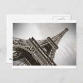 De Eiffeltoren in Parijs Briefkaart (Voorkant / Achterkant)