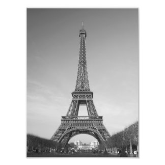De Eiffeltoren in Parijs, Frankrijk, drukken Foto Afdruk