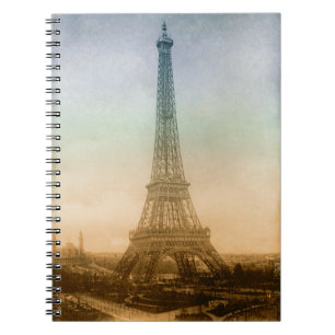 De Eiffeltoren in Parijs-laptop Notitieboek