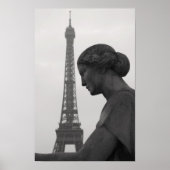 De Eiffeltoren in Parijs Poster (Voorkant)