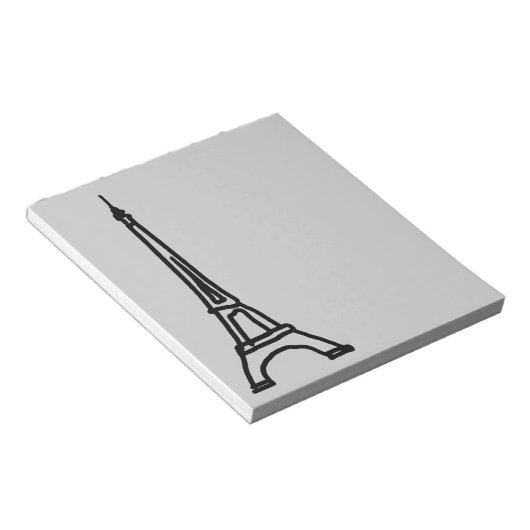 De Eiffeltoren Notitieblok (Schuin)
