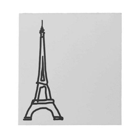 De Eiffeltoren Notitieblok (Voorkant)
