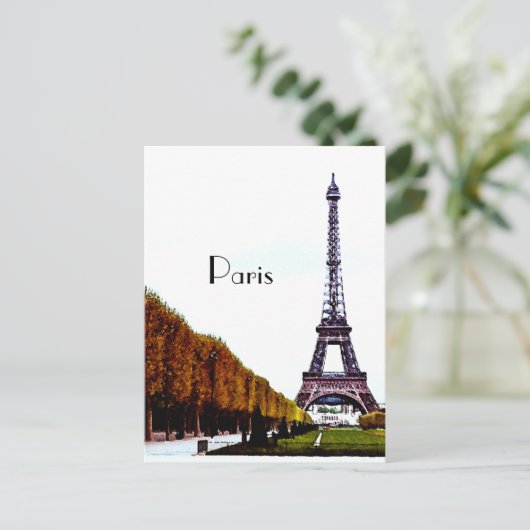 De Eiffeltoren - Parijs Briefkaart (Staand voorkant)
