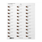 De Eiffeltoren - Parijs Etiket (Full Sheet)