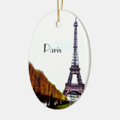 De Eiffeltoren - Parijs Keramisch Ornament (Links)