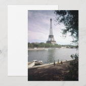 De Eiffeltoren. Parijs, rond 1960. Kaart (Voorkant / Achterkant)