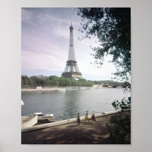 De Eiffeltoren. Parijs, rond 1960. Poster (Voorkant)