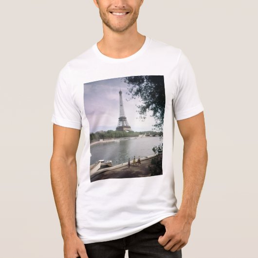 De Eiffeltoren. Parijs, rond 1960. Tri-Blend Shirt (Voorkant)