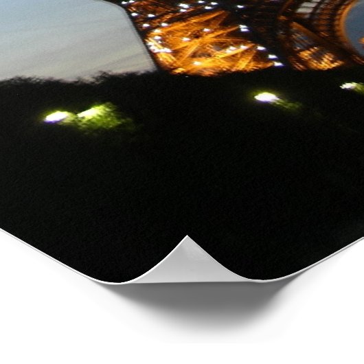 De Eiffeltoren Poster (Hoek)