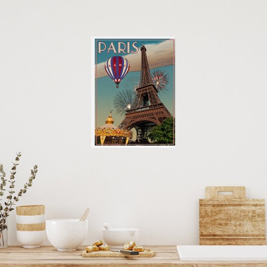 De Eiffeltoren Poster (Keuken)