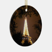 De Eiffeltoren 's nachts Keramisch Ornament (Rechts)