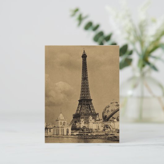 De Eiffeltoren van de Seine Paris Briefkaart (Staand voorkant)