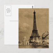 De Eiffeltoren van de Seine Paris Briefkaart (Voorkant / Achterkant)