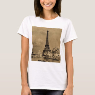 De Eiffeltoren van de Seine Paris T-shirt