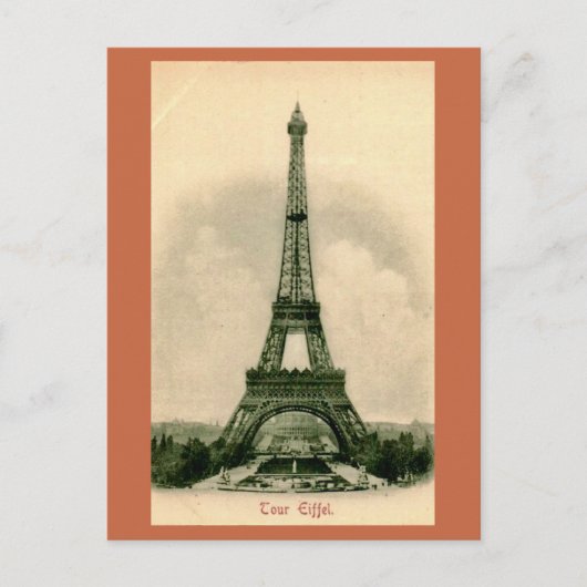 De Eiffeltoren van Frankrijk Briefkaart (Voorkant)