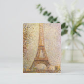 De Eiffeltoren van Georges Seurat Briefkaart (Staand voorkant)