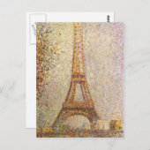 De Eiffeltoren van Georges Seurat Briefkaart (Voorkant / Achterkant)