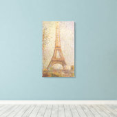 De Eiffeltoren van Georges Seurat Canvas Afdruk (Insitu (Houten vloer))