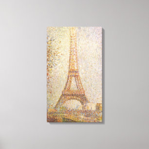 De Eiffeltoren van Georges Seurat Canvas Afdruk