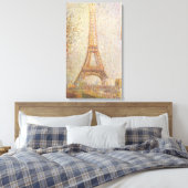 De Eiffeltoren van Georges Seurat Canvas Afdruk (Insitu (Slaapkamer))