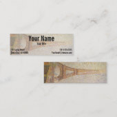 De Eiffeltoren van Georges Seurat Mini Visitekaartje (Voorkant / Achterkant)