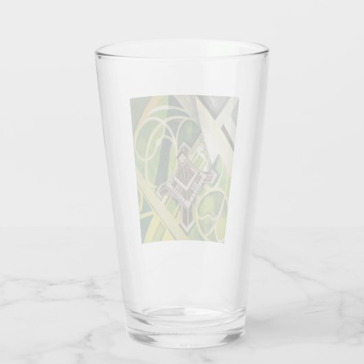 De Eiffeltoren (van Robert Delaunay) Glas (Achterkant)