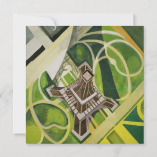 De Eiffeltoren (van Robert Delaunay) Kaart