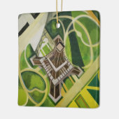 De Eiffeltoren (van Robert Delaunay) Keramisch Ornament (Links)