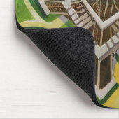 De Eiffeltoren (van Robert Delaunay) Muismat (Hoek)