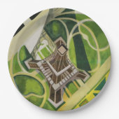 De Eiffeltoren (van Robert Delaunay) Papieren Bordje (Voorkant)