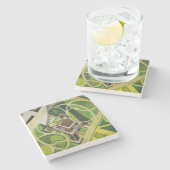 De Eiffeltoren (van Robert Delaunay) Stenen Onderzetter (Zijkant)