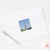 De Eiffeltoren Vierkante Sticker (Envelop)