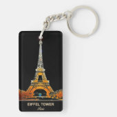 De Eiffeltoren: waar dromen de hemel raken Sleutelhanger (achterkant)