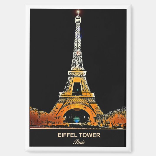 De Eiffeltoren waar dromen de hemelmagneet raken Magneet (Voorkant)