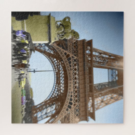 De Eiffeltoren, zoals je hem nog niet eerder hebt  Legpuzzel (Horizontaal)