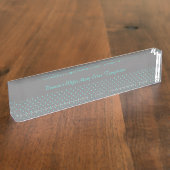 De Eigen Sjabloon van de vrouw van Deacon Naambordje (Zijkant)