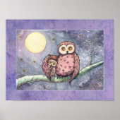 De eigenaar en de maan drukken poster (Voorkant)