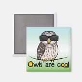 De eigenaar is cool. magneet (Voorkant / Achterkant)
